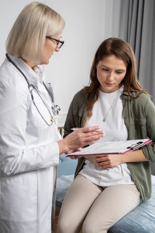 Josephine Vuchansu, DNP PMHNP-BC — guiding a patient through medication management